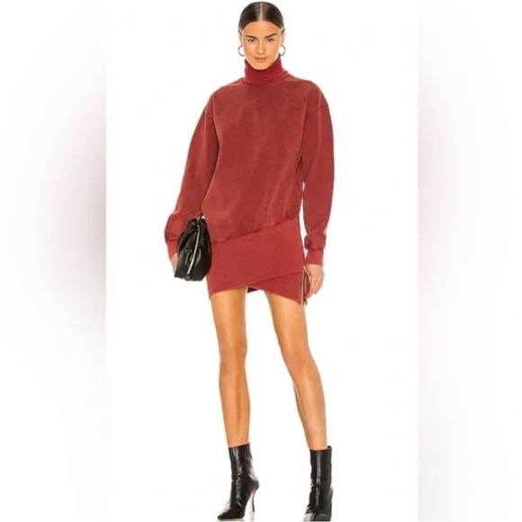 Young Fabulous & Broke Turtleneck Sweater Dress with Side Zipper size XS